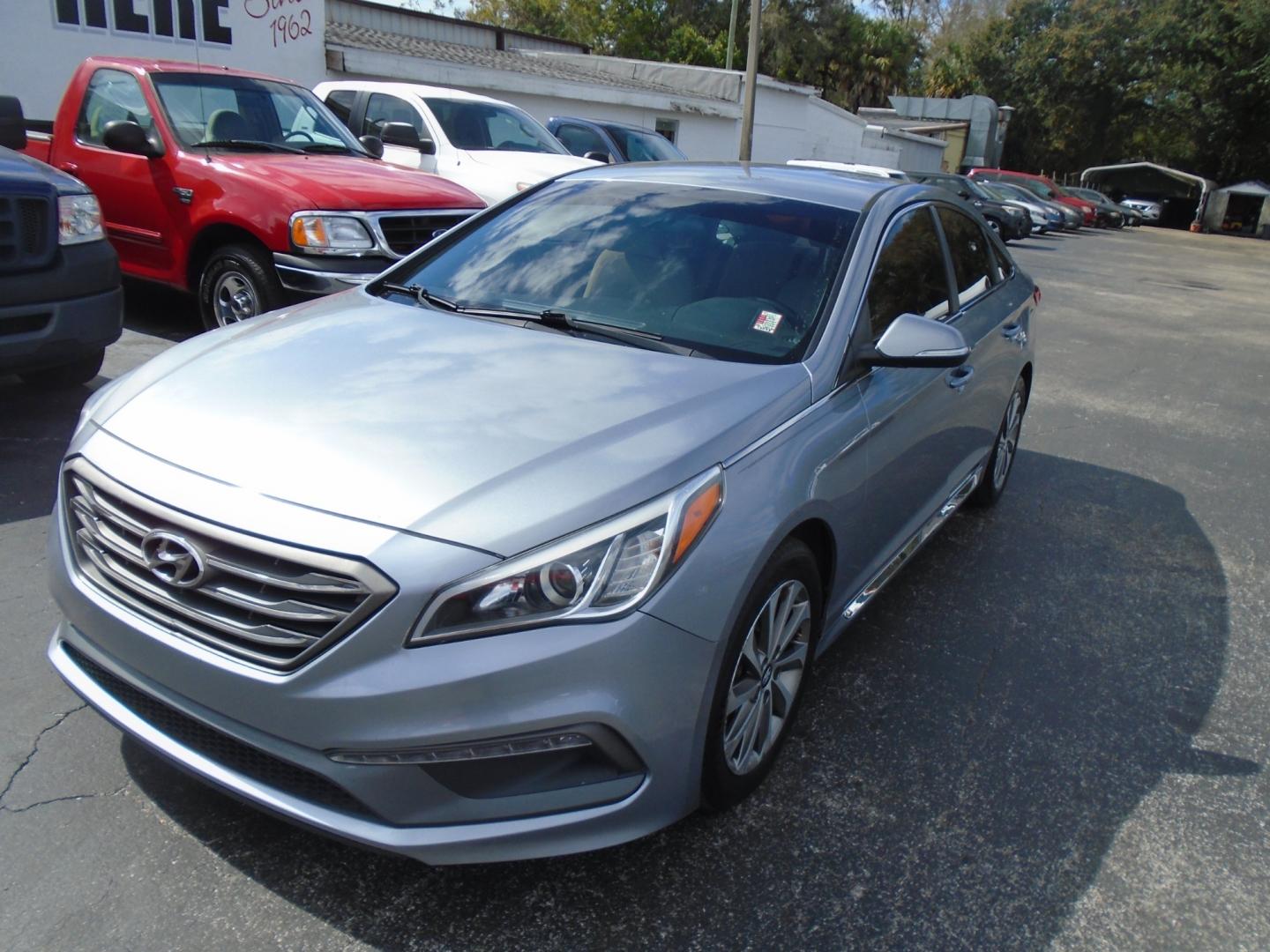 2016 Hyundai Sonata Sport (5NPE34AF1GH) with an 2.4L L4 DOHC 16V engine, 6A transmission, located at 6112 N Florida Avenue, Tampa, FL, 33604, (888) 521-5131, 27.954929, -82.459534 - Photo#1